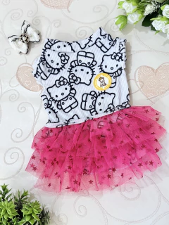 Regatinha Hello Kitty com Tutu para cachorro e gato - Estilo de Vida Pet
