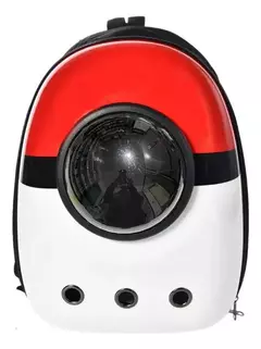 Mochila Pokemon Pet para Transporte de Gatos e Cães de Pequeno Porte