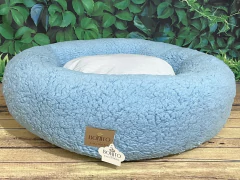 Cama Nuvem Pelúcia Teddy Azul para cachorro e gato - Tam G - comprar online