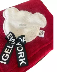 Cobertor Pet em Fleece Urso Vermelho para cachorro e gato - comprar online