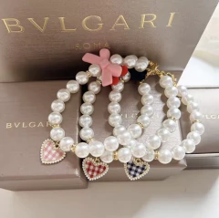 Gargantilha em Pérolas Laço para cachorro e gato