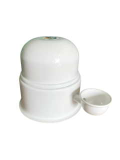 Imagem do Bebedouro Pet Vida Mansa Alumínio Branco - Capac 1,4L