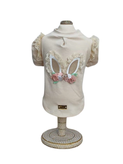 Baby Look Camel Páscoa Coelha para cachorro e gato na internet