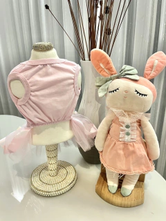 Vestido Páscoa Coelho Rosa para cachorro e gato - comprar online