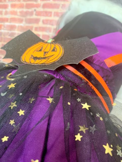 Vestido Halloween Bruxinha Morgana para cachorro e gato - comprar online