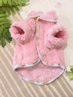 Casaco Pelúcia Rosa Coelhinho para cachorro e gato na internet