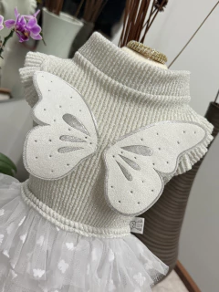 Regatinha Asa Borboletinha com Tutu para cachorro e gato na internet