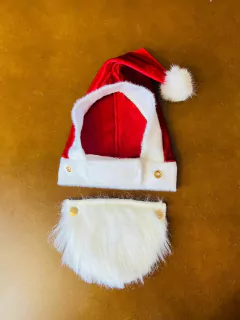 Gorro Touca de Papai Noel com Barba para cachorro e gato - comprar online