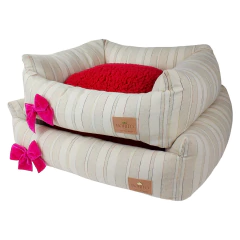 Cama Velvet Linen para cachorro e gato - TAM G - comprar online