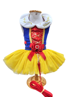 Vestido Peitoral Encanto de Neve para cachorro (acompanha guia) na internet