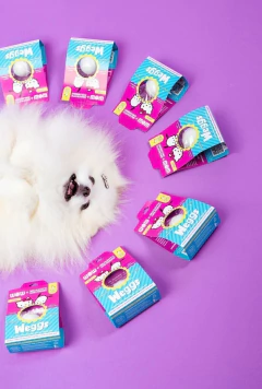 Petisco Natural Bolinha Comestível Weggs para cães sabor moela de pato - comprar online