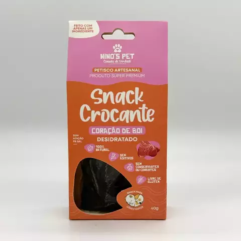 Snack Crocante Coração Bonivo Petisco Natural para cães e gatos - 40g