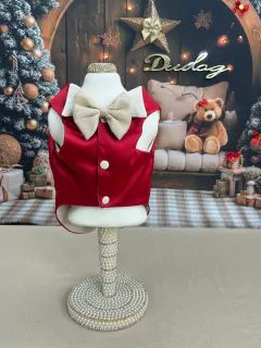 Fraque Natal Lovely Vermelho para cachorro e gato - comprar online