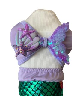 Biquini Pequena Sereia para cachorro - comprar online