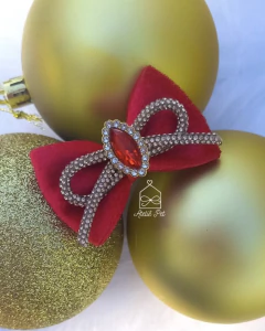 Laço Natal Veludo Vermelho para cachorro e gato - comprar online