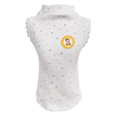 Camiseta Regatinha Branca Bolinhas para cachorro e gato - loja online