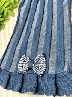 Vestido de Tricô Belinha Azul Jeans para cachorro e gato na internet