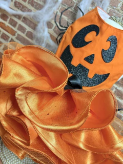 Imagem do Vestido Halloween Abóbora para cachorro e gato