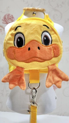 Peitoral Mochila Patinho Amarelo para cachorro e gato