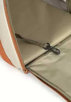 Imagem do Bolsa de Transporte Bege Up4you para cachorro e gato