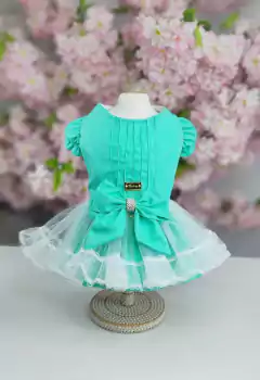 Vestido Candy Verde para cachorro e gato