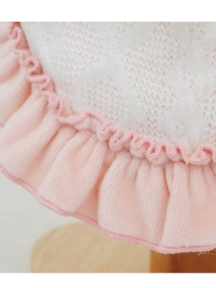 Casaco Ursa Pérolas Salmão para cachorro e gato - Estilo de Vida Pet