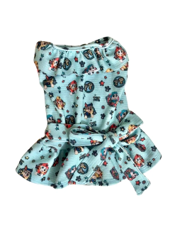 Vestido Laço Azul Patrulha Canina para cachorro e gato - Estilo de Vida Pet