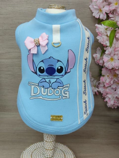 Imagem do Moletom Stitch Azul Bebê para cachorro e gato