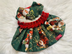 Vestido Uma Noite Mágica para cachorro e gato