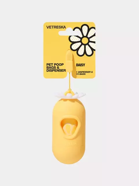 Dispenser Cata Caca Margarida VETRESKA (Kit 1 Dispenser + 1 Rolo)