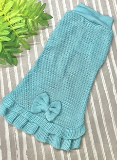 Vestido de Tricô Naná Tiffany para cachorro e gato