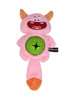Pelúcia QMonster Monstro Faminto Rosa - Porta Petiscos para cães - comprar online