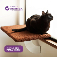 SpaceCat Jupiter - prateleira de janela para gato - Gatton na internet