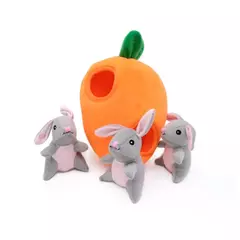 Pelúcia Interativa Zippy Paws Burrow - Cenoura e Coelhos