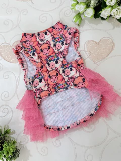 Regatinha Capivara Corações com Tutu para cachorro e gato na internet