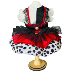 Vestido Halloween Miss Devil para cachorro e gato - loja online