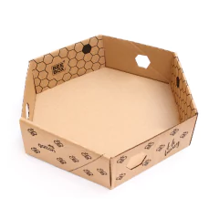 Caixa Hexagonal de Papelão Beebox para gatos - comprar online