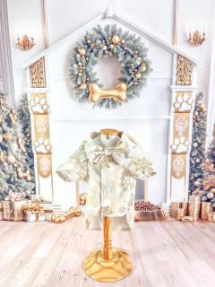 Camisa Réveillon Estrela para cachorro