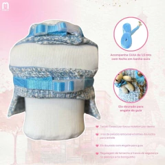 Peitoral Tweed Azul Malloo para cachorro e gato na internet