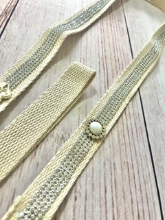 Guia em Strass Prata para cachorro - Estilo de Vida Pet