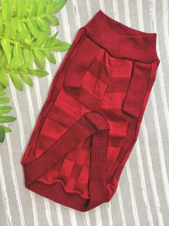 Blusa de Tricô Duque Vermelho para cachorro e gato na internet