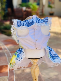 Vestido Amore di Sicilia para cachorro e gato - Estilo de Vida Pet