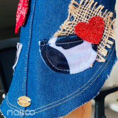 Roupinha Cowboy Festa Junina para cachorro e gato - comprar online