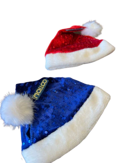Gorro de Papai Noel Luxo Azul para cachorro e gato na internet