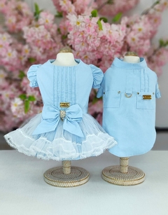Camisa Candy Azul para cachorro e gato na internet