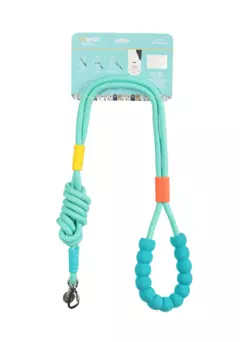Guia Longa Bubble 2 em 1 para cachorro - Verde