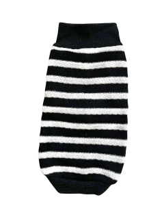 Blusa de Tricô Listrado Preto para cachorro e gato na internet
