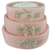 Cama Europa Small Fluffy - Liso Coral