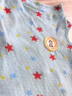 Camiseta Regatinha Azul Estrelas para cachorro e gato - comprar online