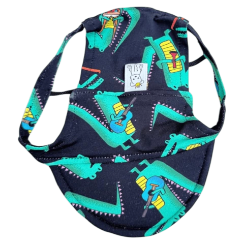 Boné Jacaré Músico para cachorro e gato